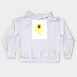 Sun Flower Kids Hoodie